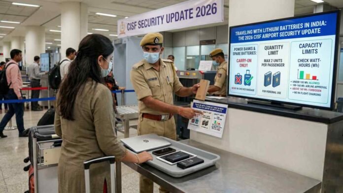 Traveling with Lithium Batteries in India: The 2026 CISF Airport